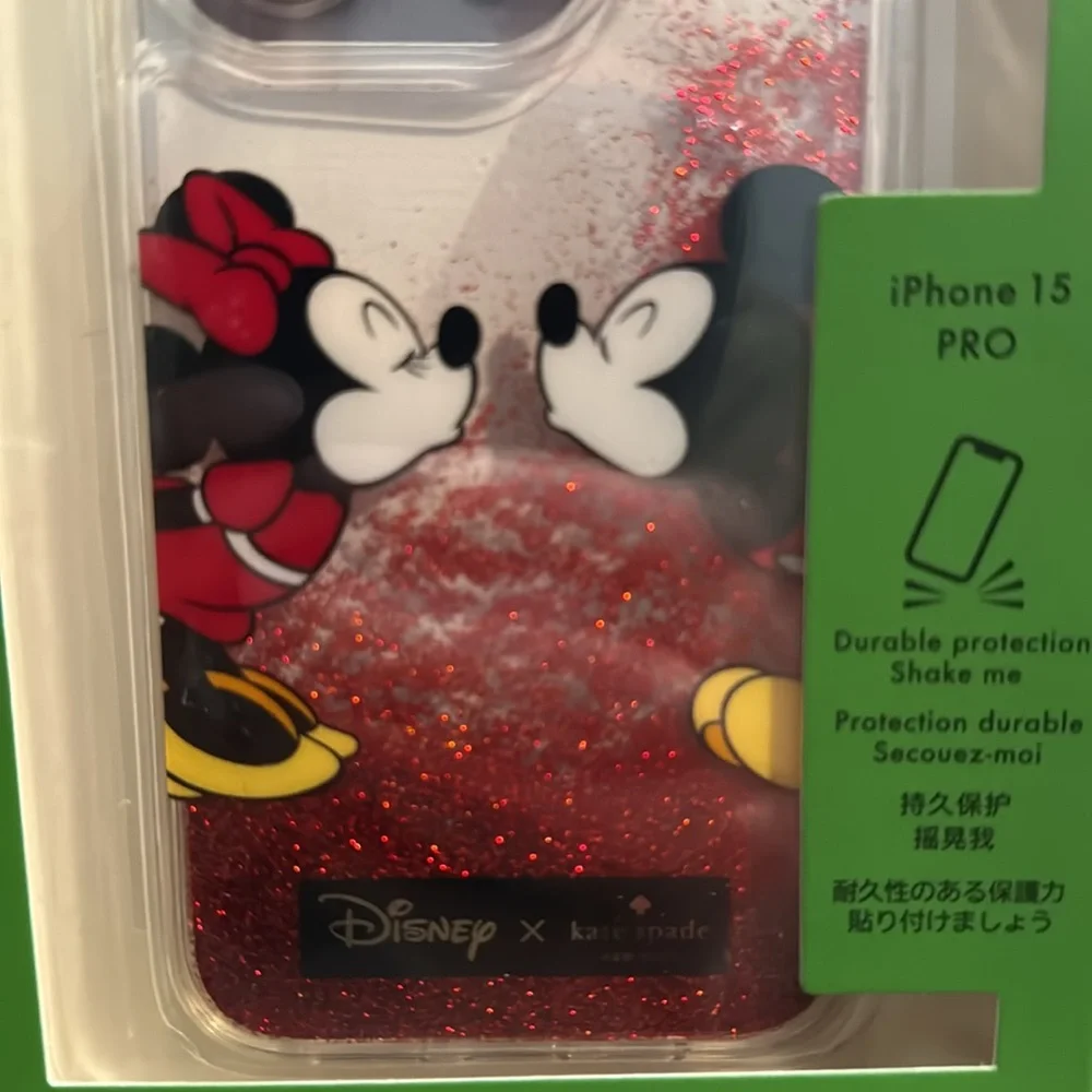 Kate Spade Red Disney iPhone 15 Pro Case